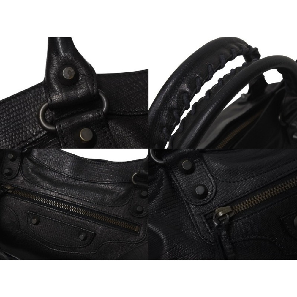 BALENCIAGA The First Handbag Shoulder Bag Anniversary Edition Black - Picture 6 of 9